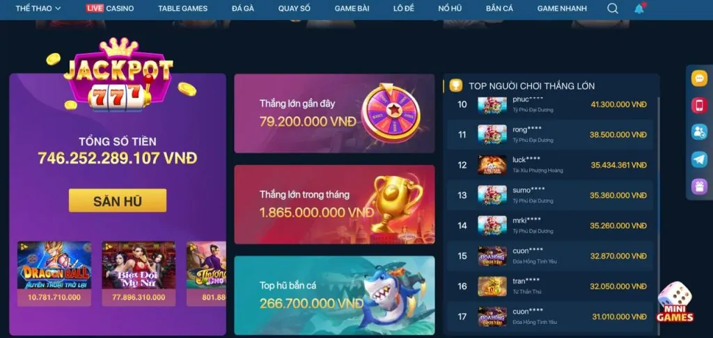Khuyến mãi slot game và bắn cá 88j